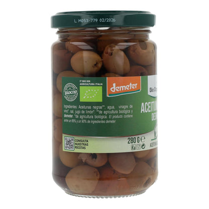 Skalade svarta oliver Bio Demeter Organica Italia 280 g
