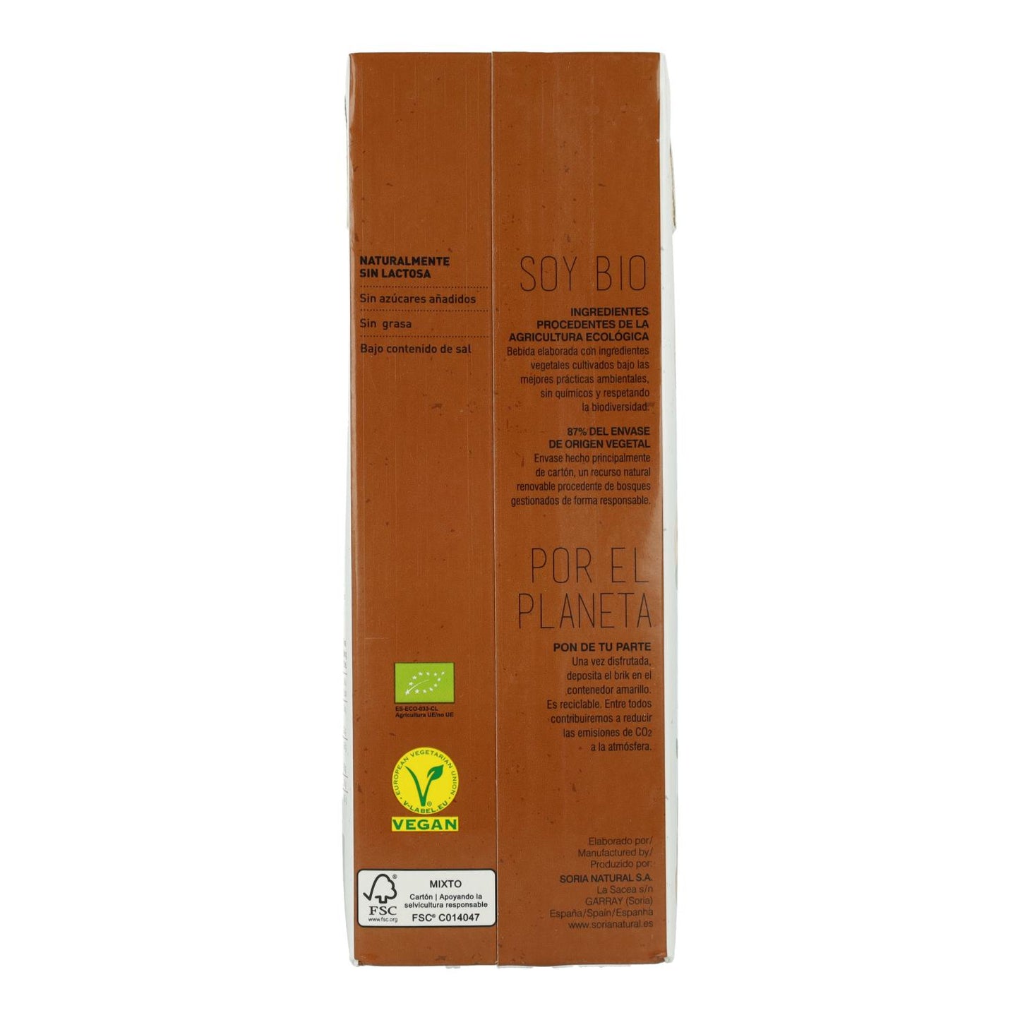 Boisson à l'avoine et au cacao BIO Soria Natural 1 L