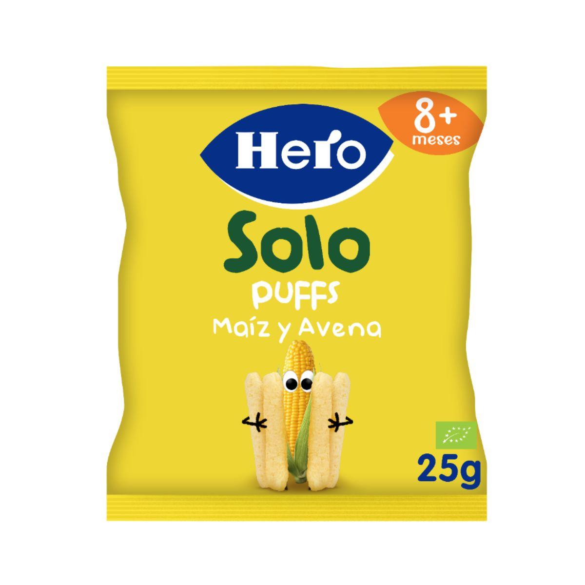 Eco Corn and Oat Snacks 25 g - Hero Solo