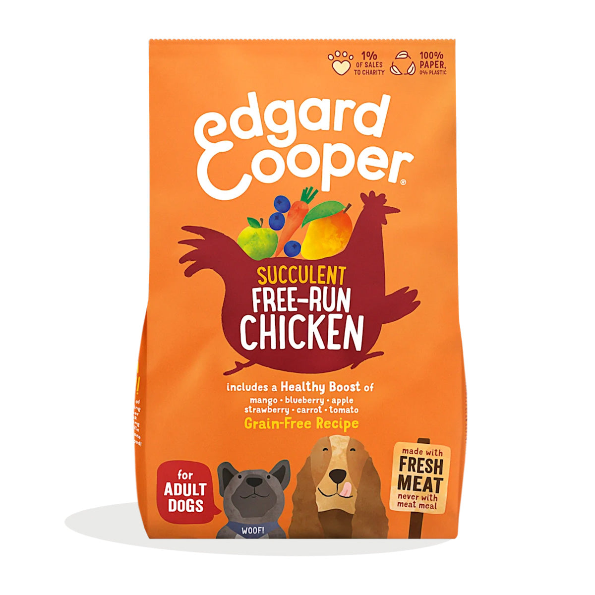 Edgard & Cooper Free-Range Chicken Dog Food 1 kg