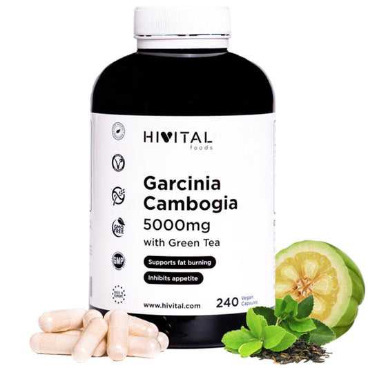 Garcinia cambogia 5000 mg 240 capsule vegane Hivital
