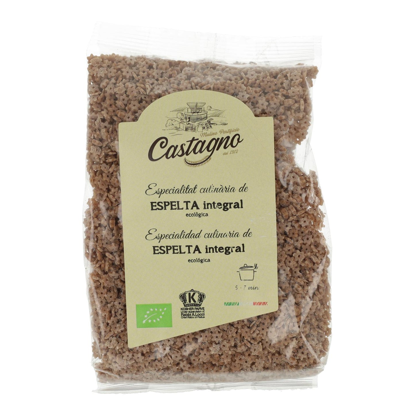 DICOCCUM ECO Castagno Wholemeal Spelt Stars 500 g