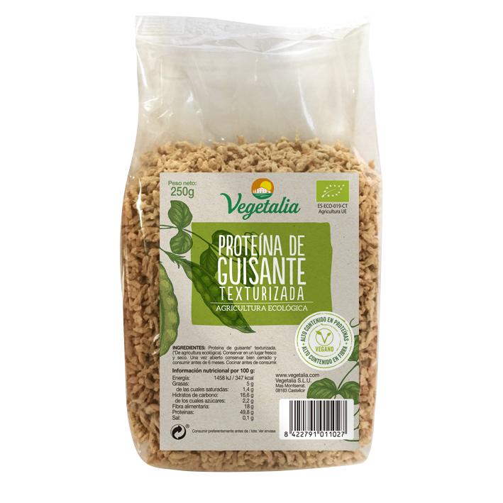 12er-Pack texturiertes Erbsenprotein Vegetalia 250 g