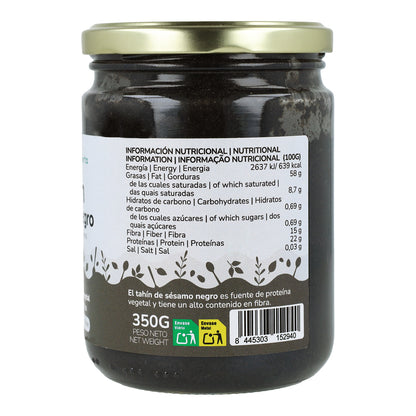 Tahini di sesamo nero ECO Planet Garden 350 g
