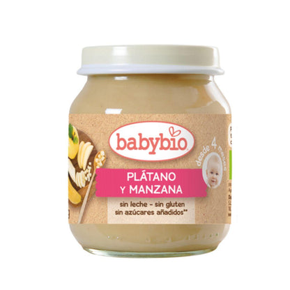 Słoiczek z bananem i jabłkiem Babybio 130 g