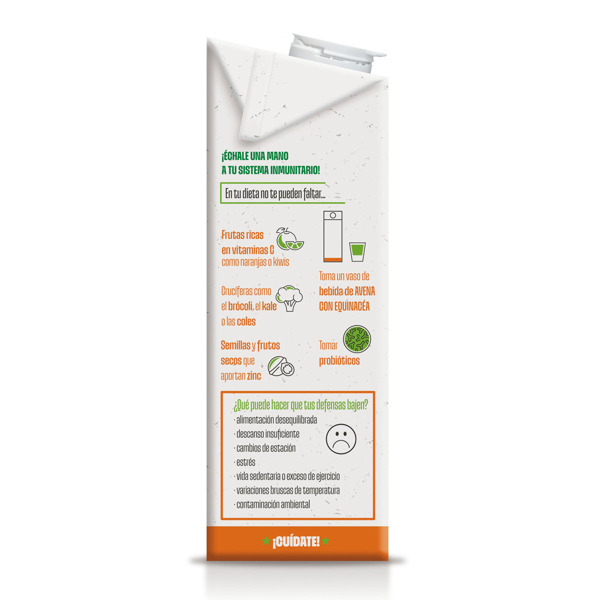 Bevanda biologica all'avena con echinacea, Soria Natural, 1 L