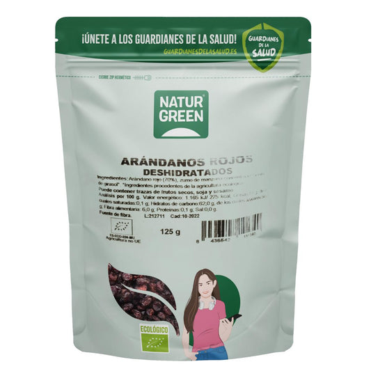 Torkade blåbär Bio Naturgreen 125 g