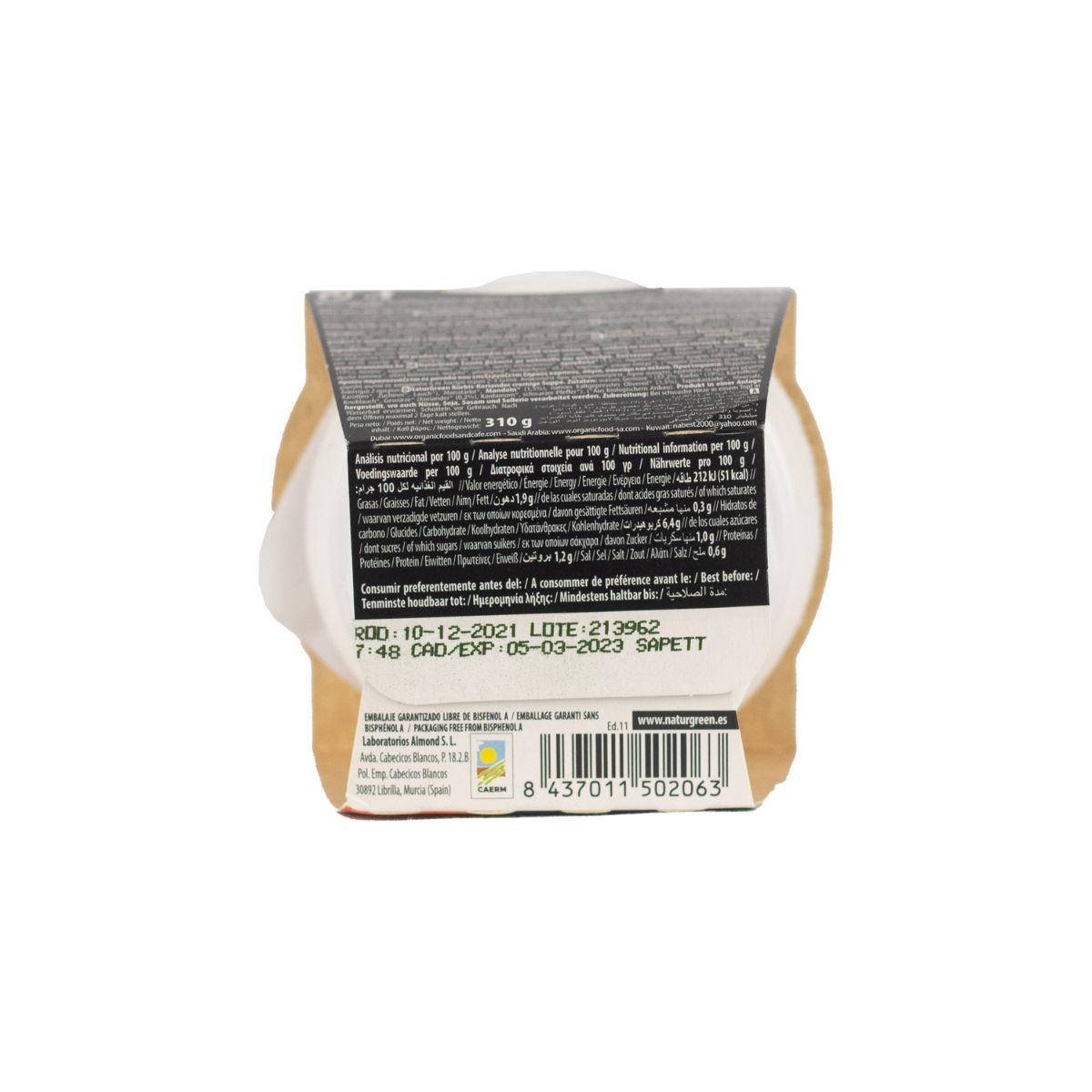 Naturgreen Pumpkin and Coriander Cream, 310 g