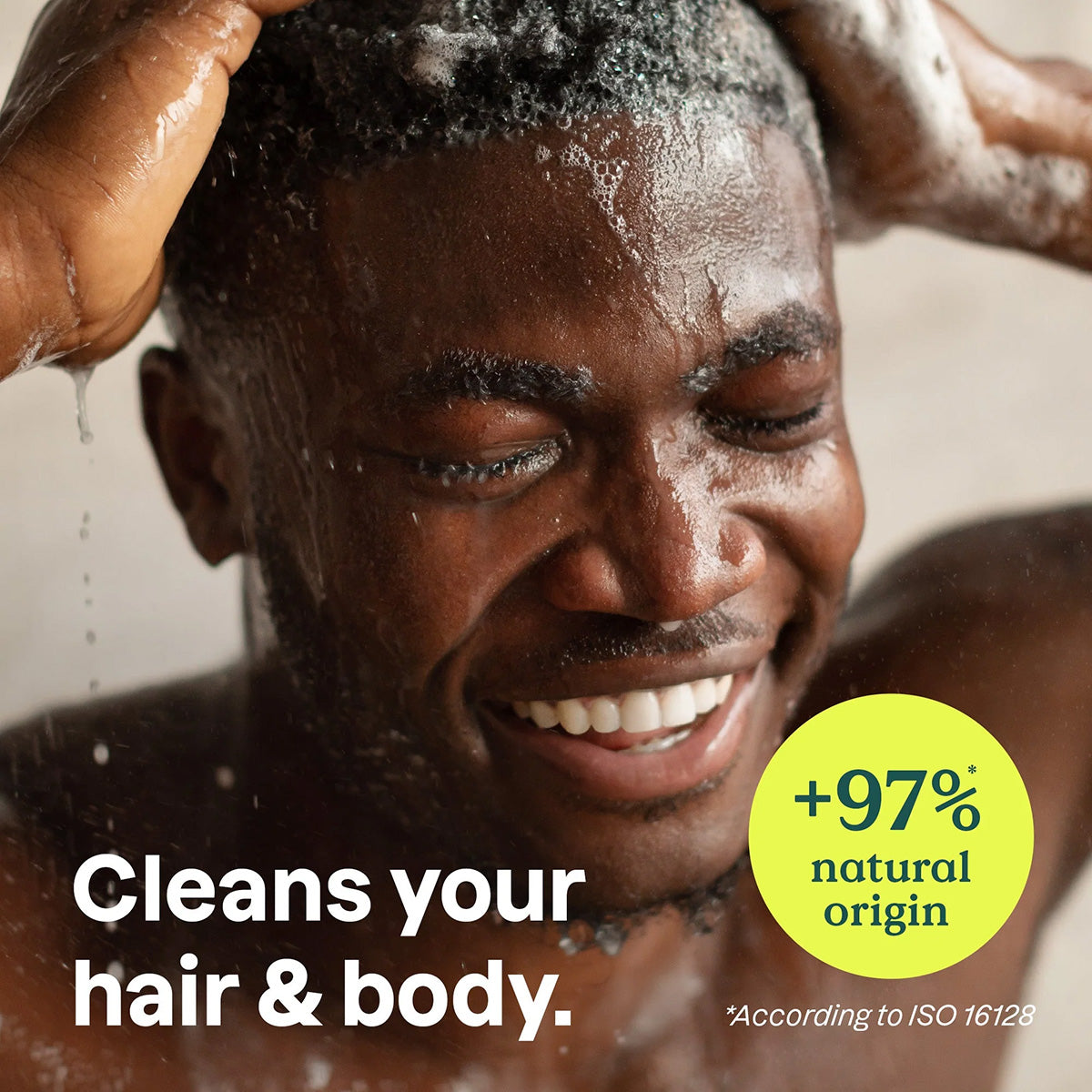 Super leaves 2-i-1 närande och energigivande schampo och duschgel för män 473 ml