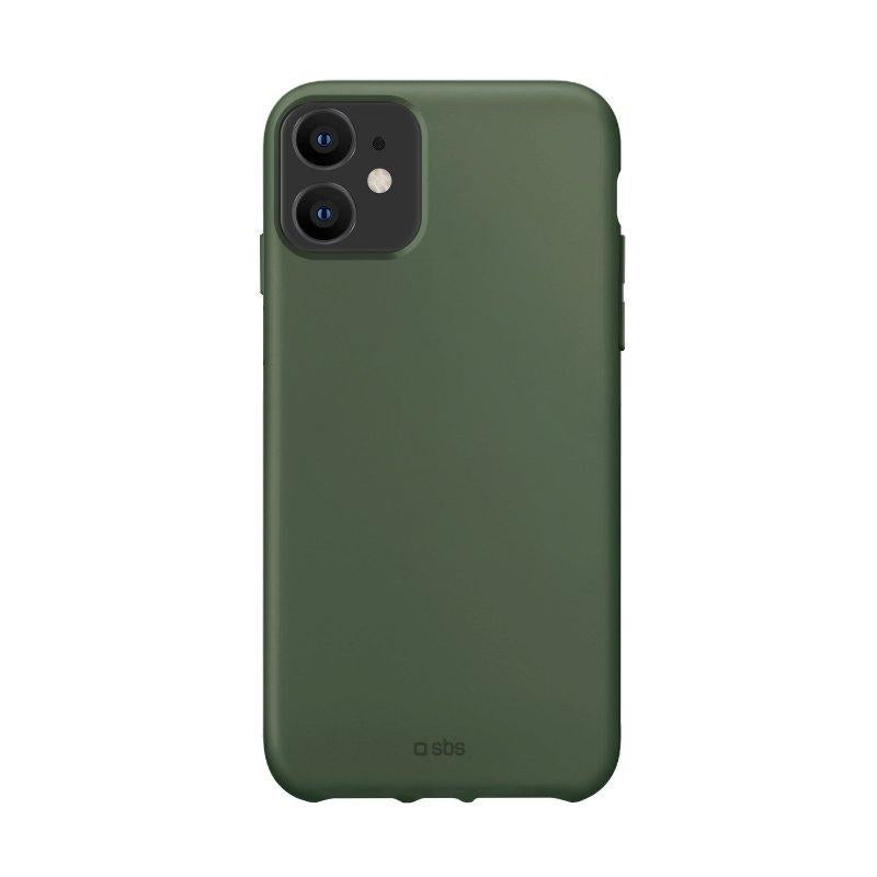 Coque en plastique recyclé pour iPhone 12 / iPhone 12 Pro verte SBS