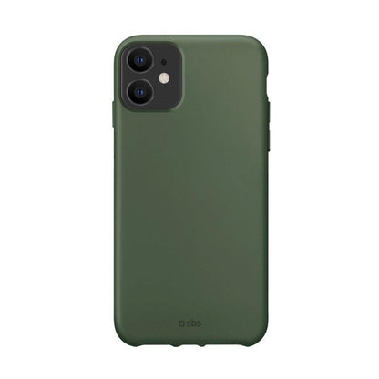 Coque en plastique recyclé pour iPhone 12 / iPhone 12 Pro verte SBS