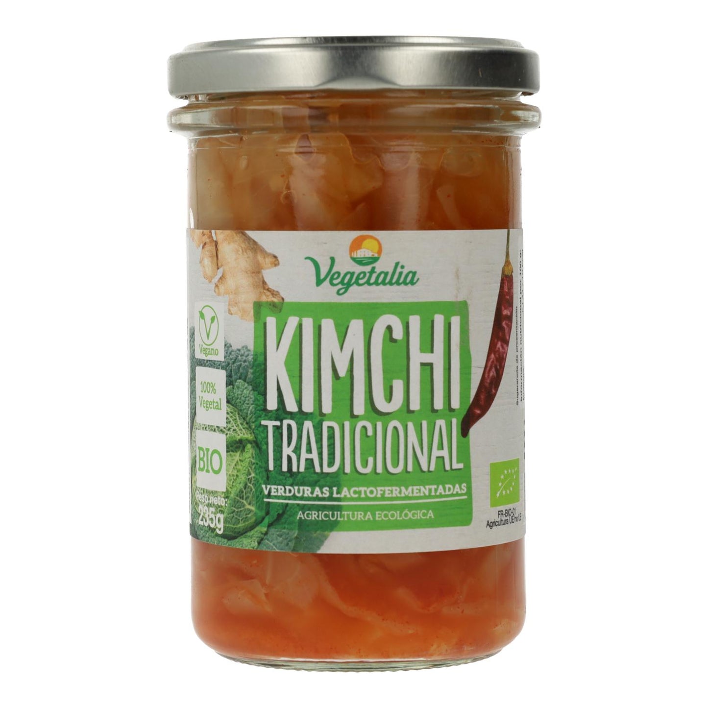 Lactofermentado Kimchi Tradicional Bio Vegetalia 235gr
