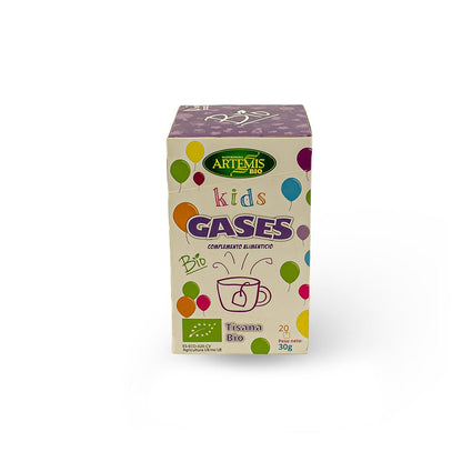Artemis Bio Kids Gases Organic Herbal Tea, 20 tea bags