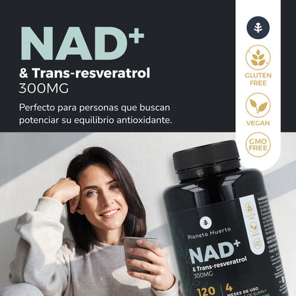 NAD+ Transresveratrol Planeta Huerto 120 capsules