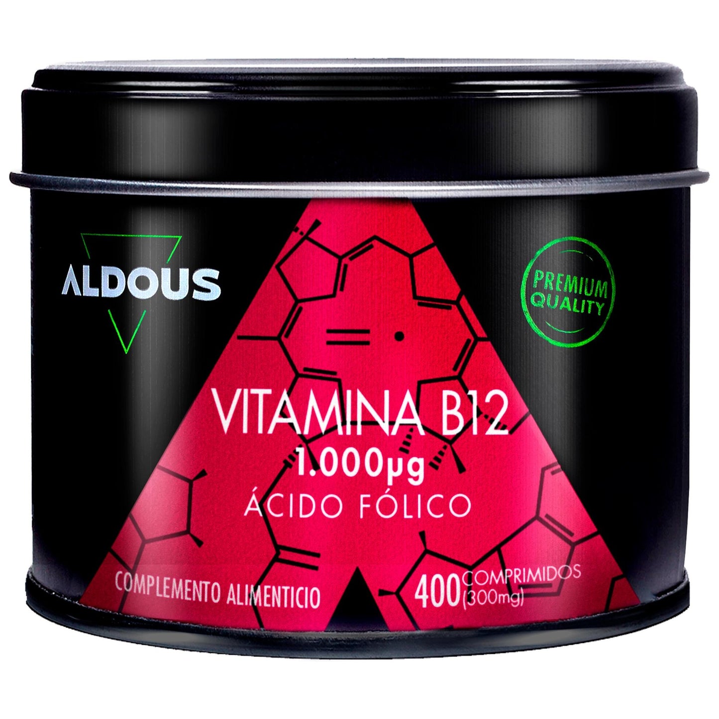 Vitamin B12 med folsyra   Aldous 400 tabletter