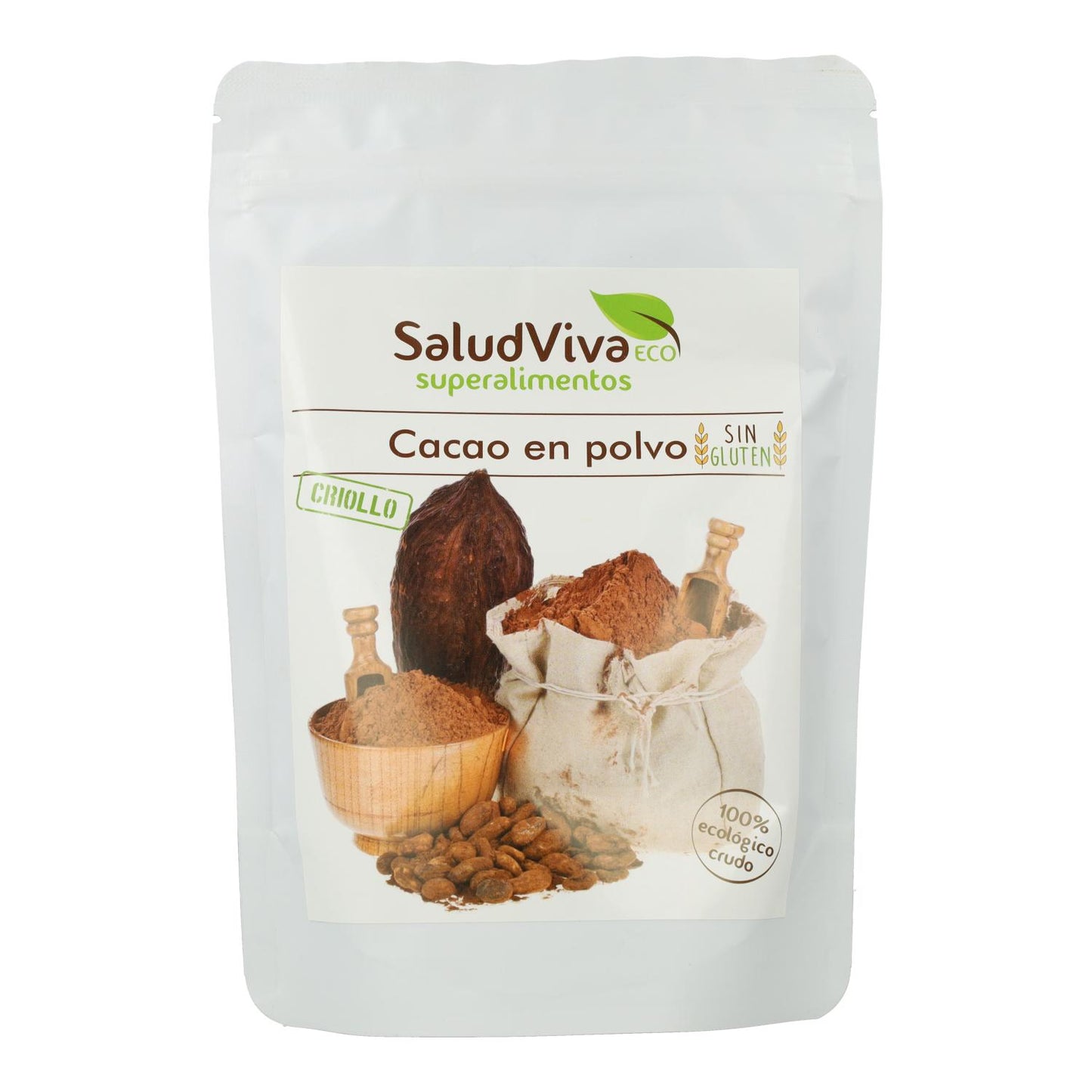 Biologische cacaopoeder 250 g, Salud Viva