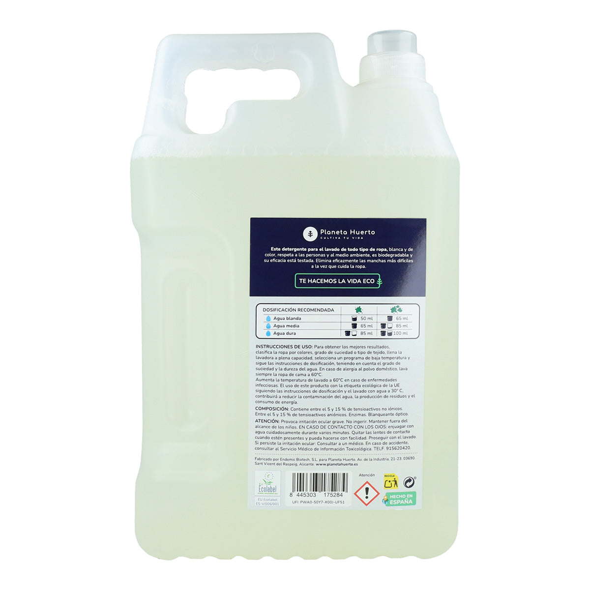 Flytande tvättmedel ECO ECO oparfymerat Planet Garden 5 liter