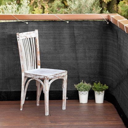 Rete per balcone Easy antracite 0,9x5 m Nortene