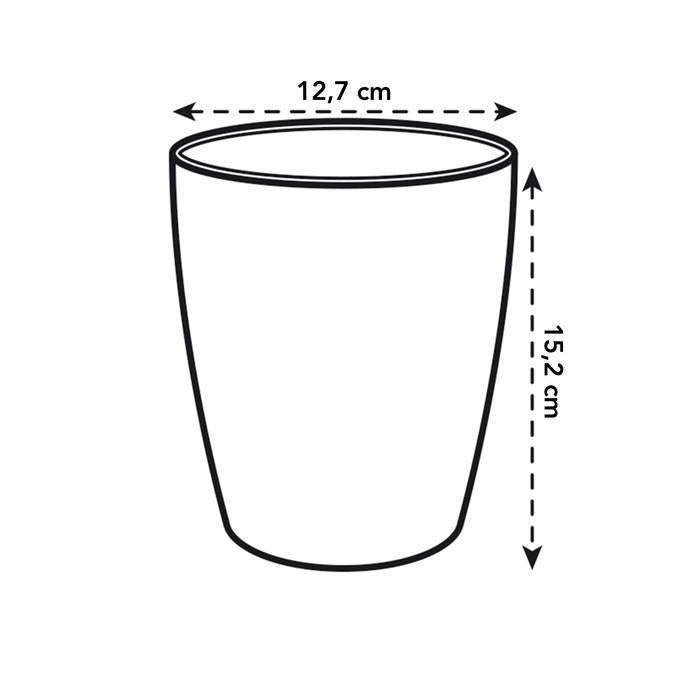 Doniczka na orchidee Brussels High Elho Przezroczysta