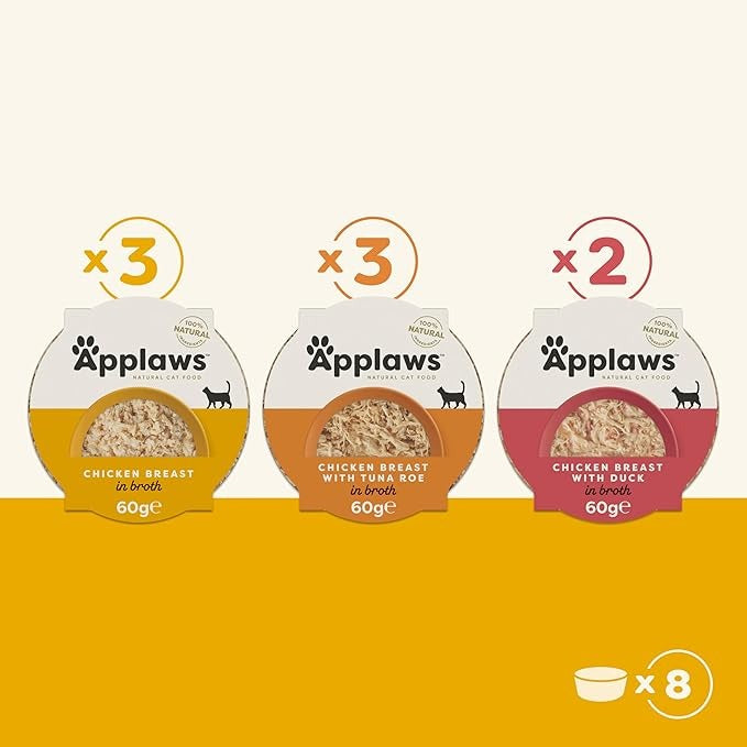 Applaws Cat Multipack Chicken Selection for Cats 8x60 g