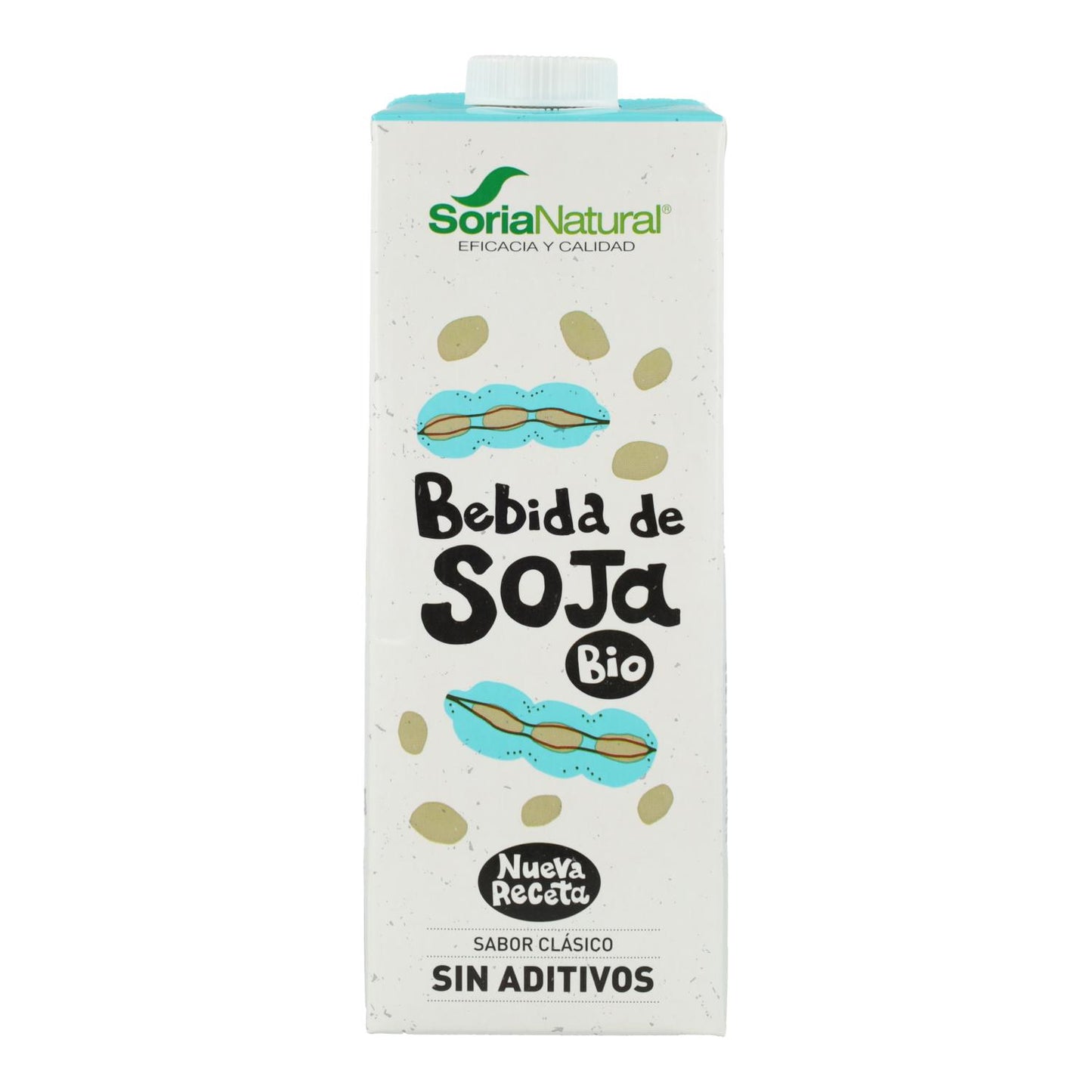 Pak van 6 liter ECO-sojadrank Soria Natural 1 liter