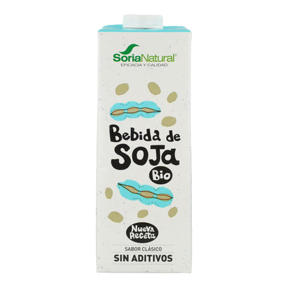 Pak van 6 liter ECO-sojadrank Soria Natural 1 liter