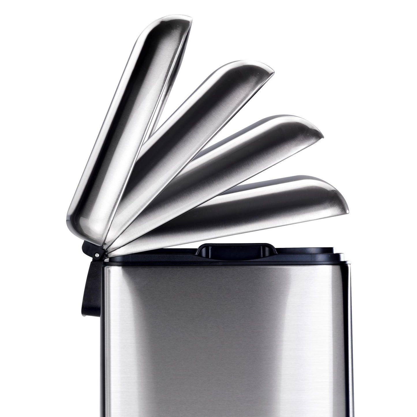 Poubelle à pédale en acier inoxydable Easy Close Studio Duo, 2 x 20 l