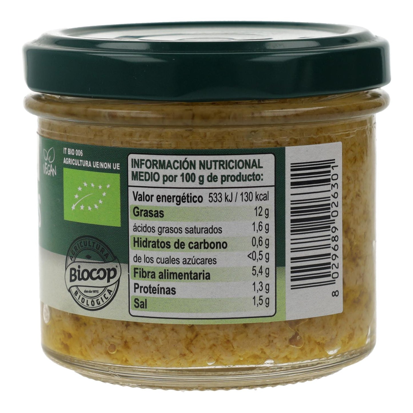 Organic Artichoke Pâté Bio Organica Italia 100 g