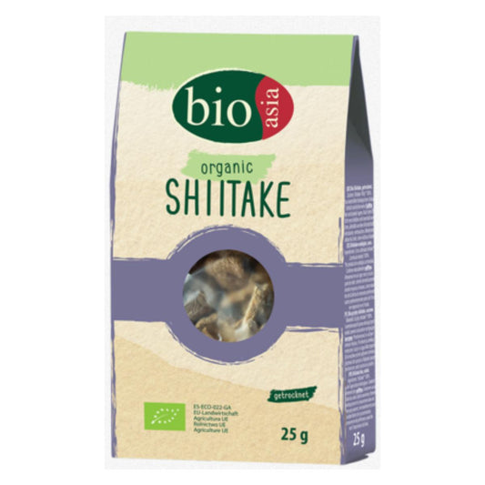 Bioasia Organic Shiitake Mushrooms 25 g