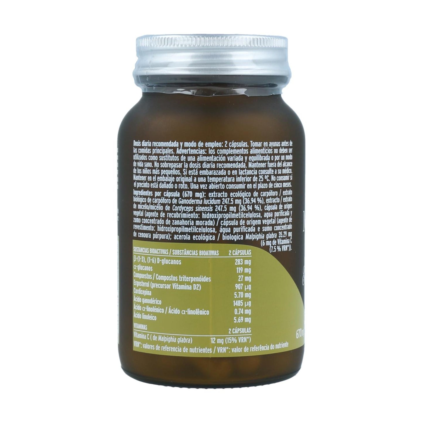 Mico Vir+ Witamina C Hifas da Terra  70 kapsułek