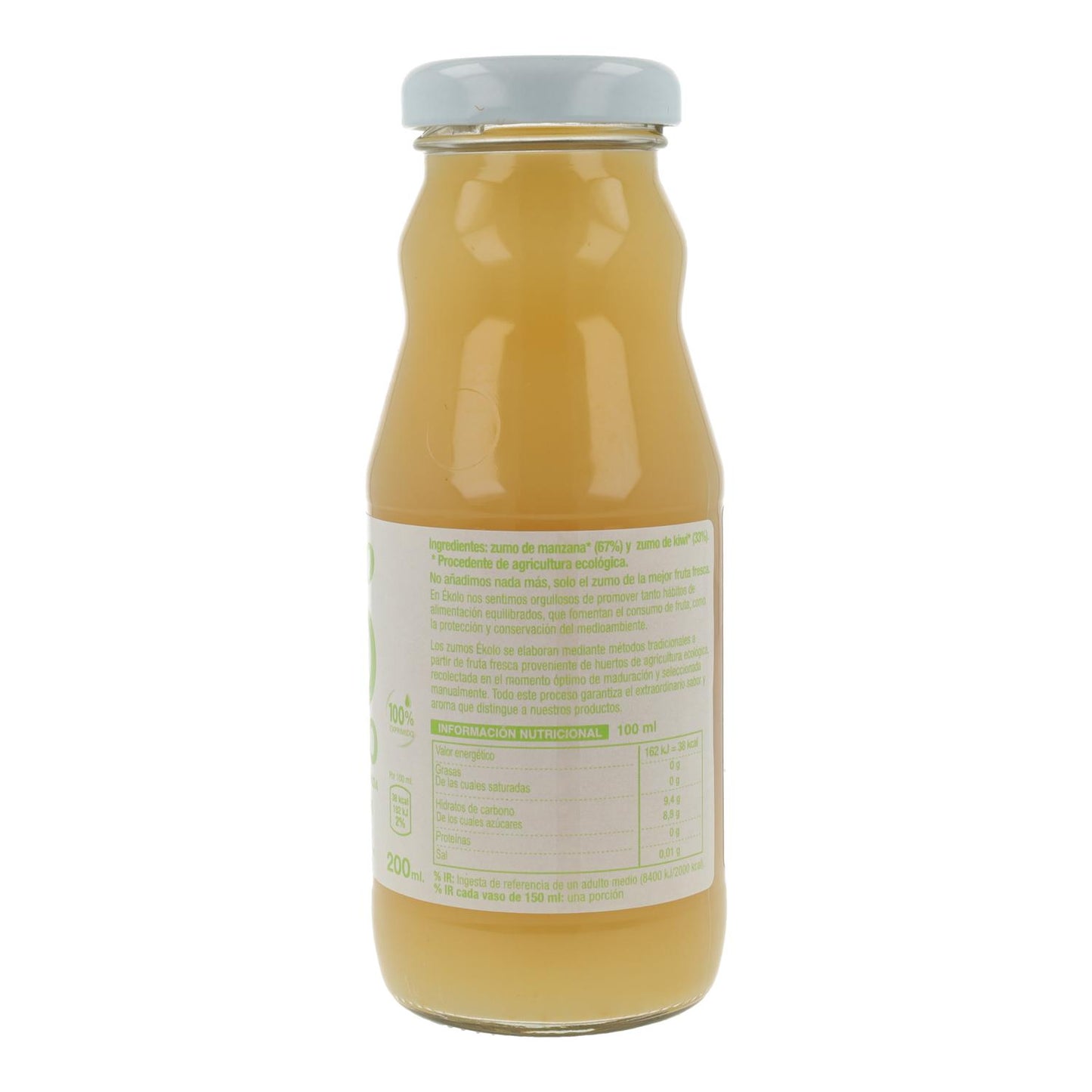 100% biologisch geperst kiwi- en appelsap ékolo 750 ml