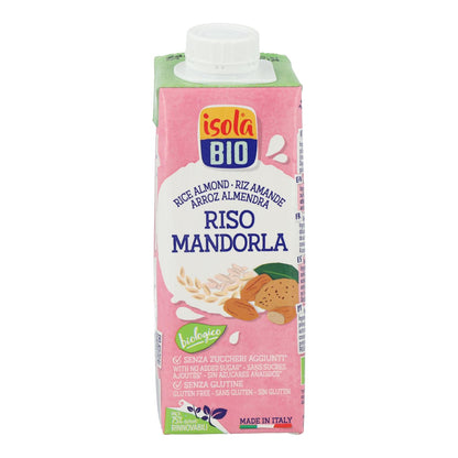 Confezione da 24 unità Bevanda di riso e mandorle Bio Isola BIO 250 ml