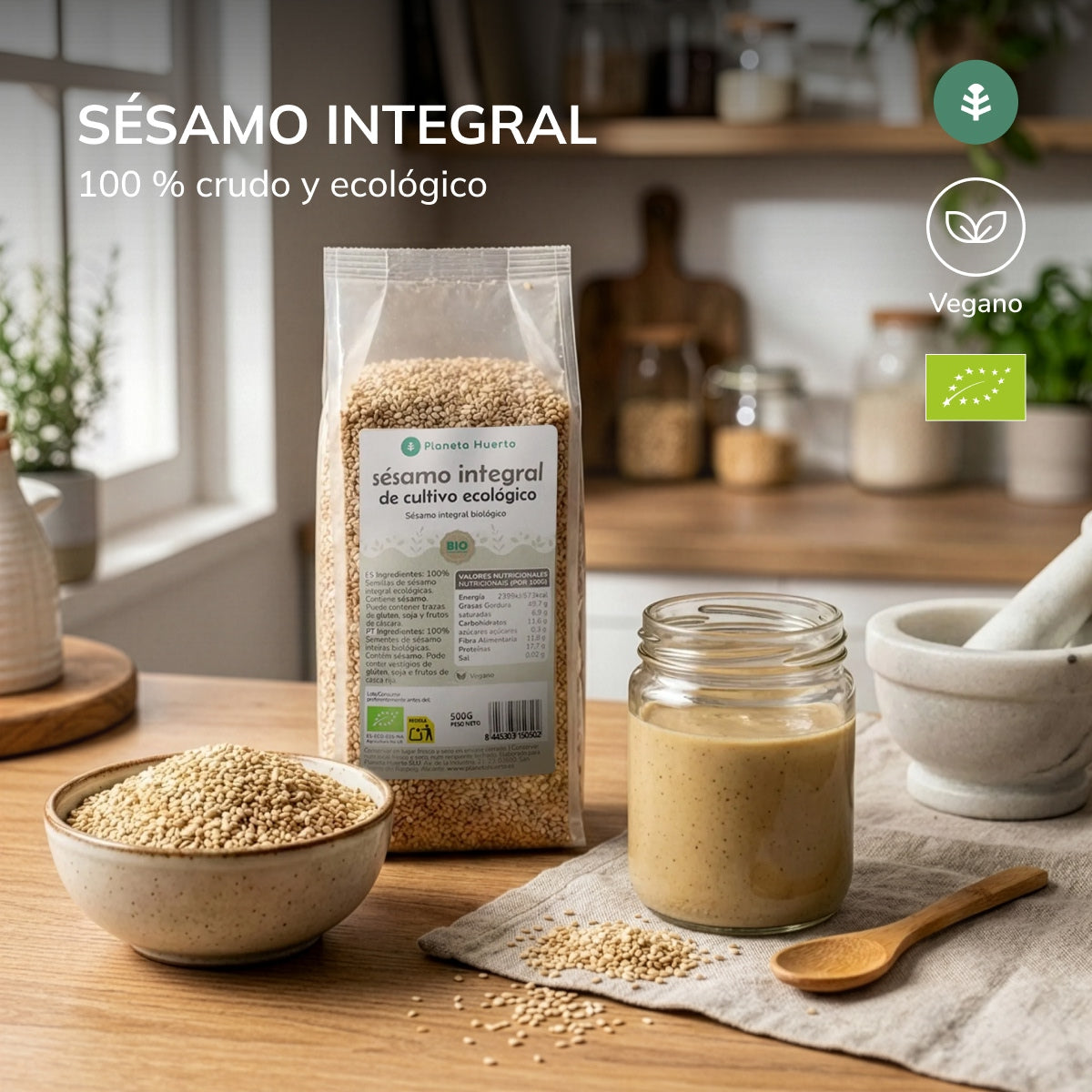 Wholemeal sesame ECO Planet Garden 2,5 kg