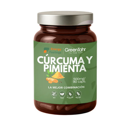Organic Turmeric and Pepper Energy Feelings 90 capsules