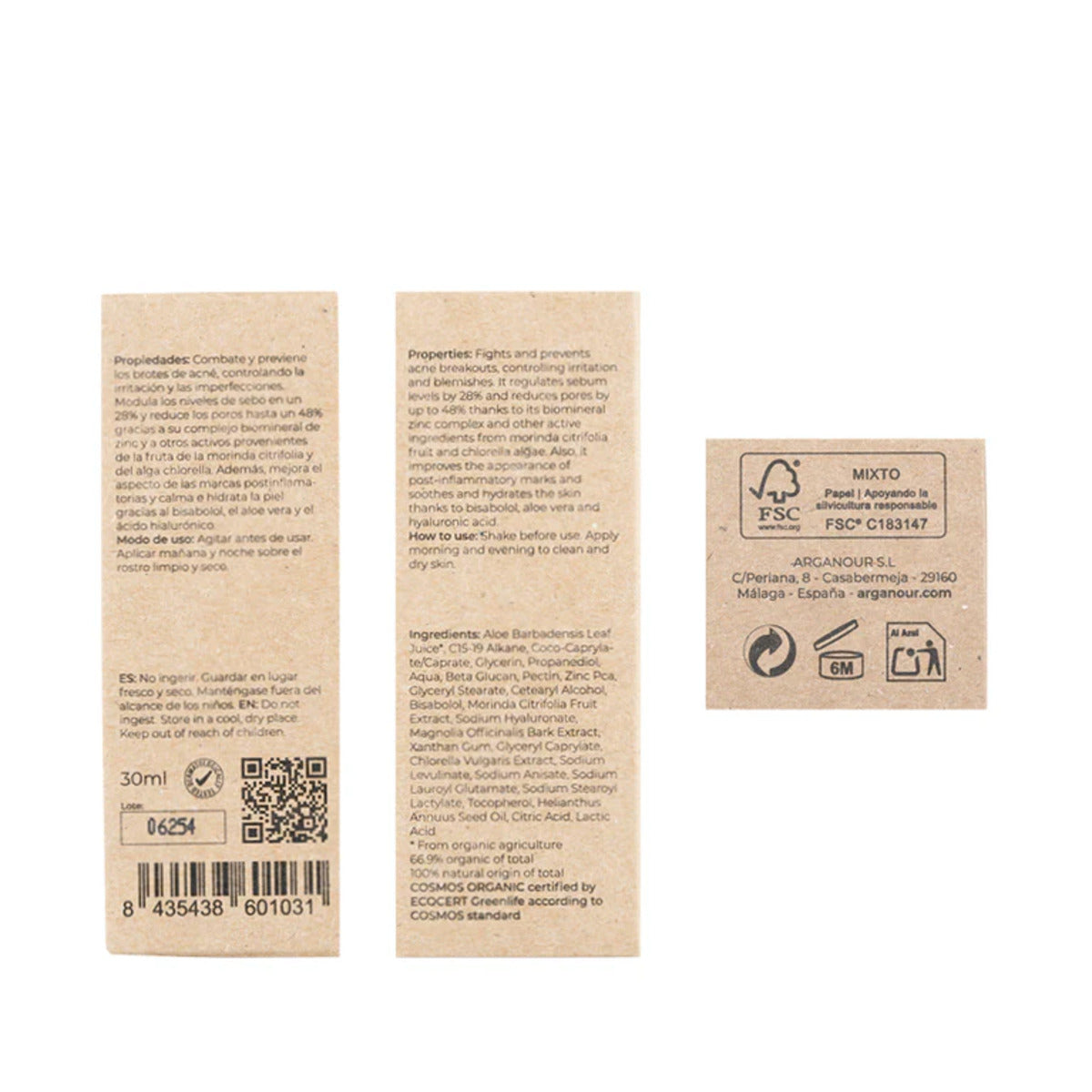 Equilibrium crema antiacne per pelli grasse Arganour 30 ml