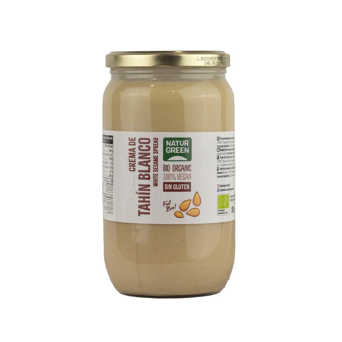 Krem z białego tahini bezglutenowy Naturgreen 300 g