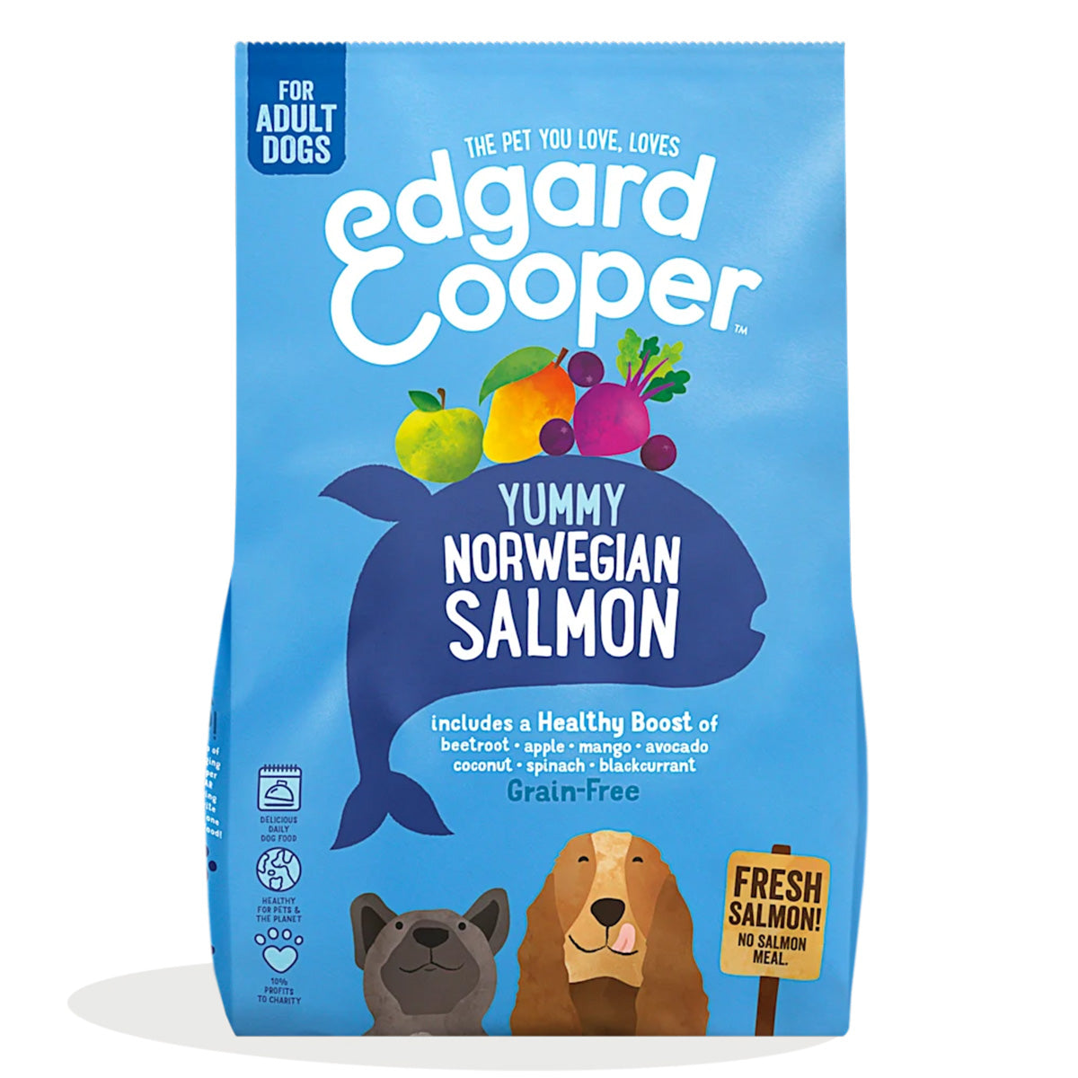 Karma dla psów z norweskim łososiem Edgard & Cooper 1 kg
