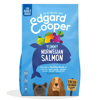 Karma dla psów z norweskim łososiem Edgard & Cooper 1 kg