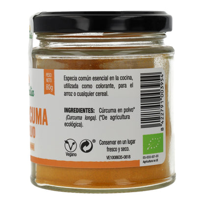 Cúrcuma Vegetalia 80 g