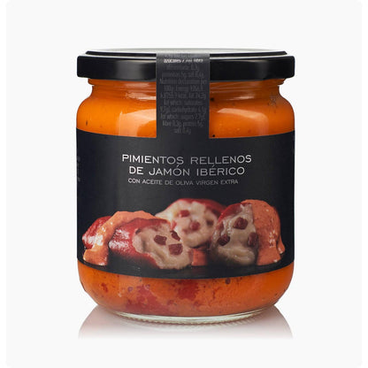 Piquillo Peppers Stuffed with Iberian Ham with La Chinata EVOO 125 g
